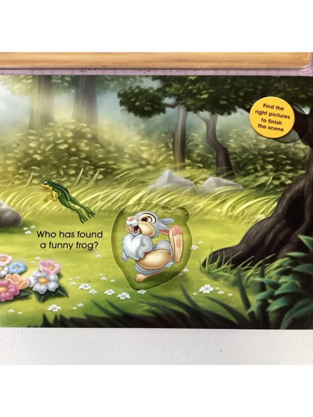 Disney Find and Fit Storybook Bambi Come and Play Book Sealed 2012 Thumper